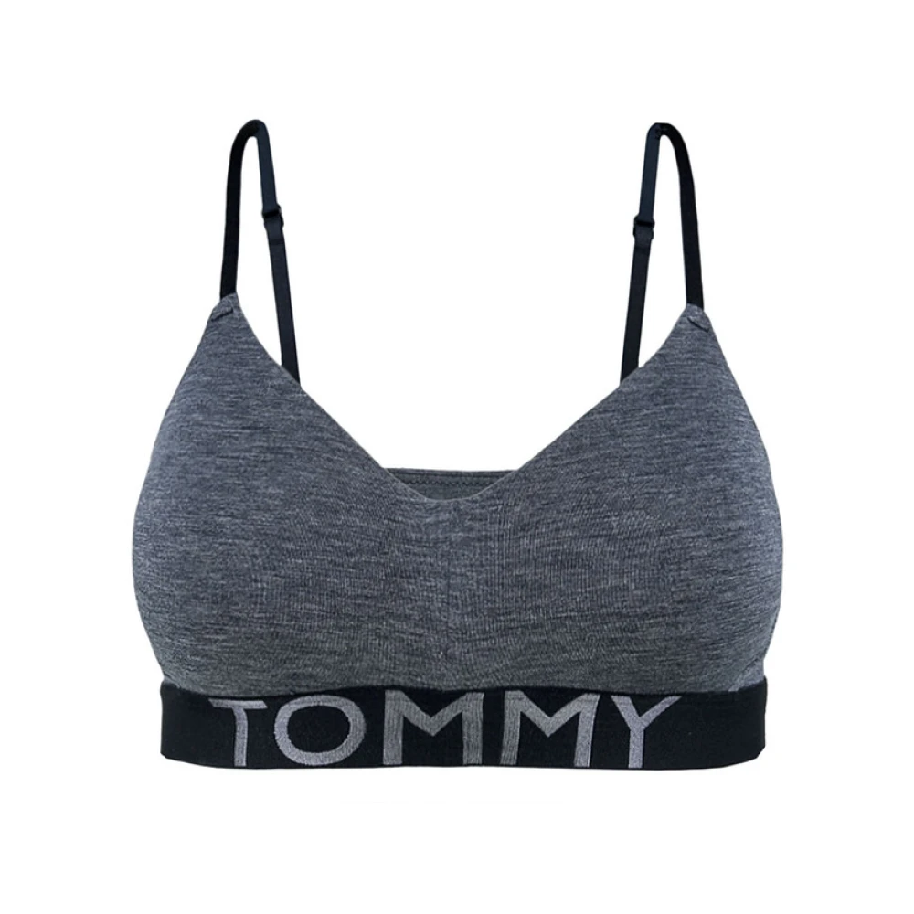 Tommy Hilfiger Comfortabele BH met verstelbare bandjes Gray Dames