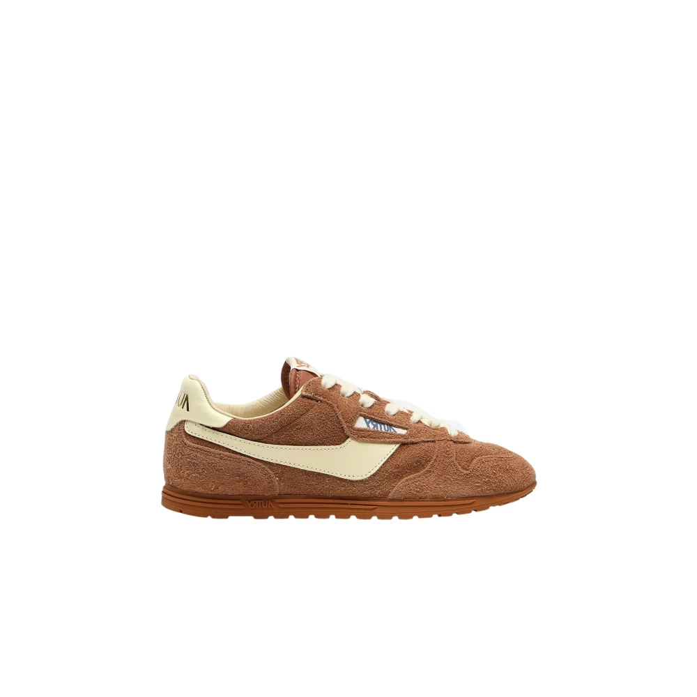 Autry Windspin Low Suede Dames Schoenen Bruin
