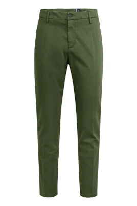 Slim fit chinobyxor i stretchbomull