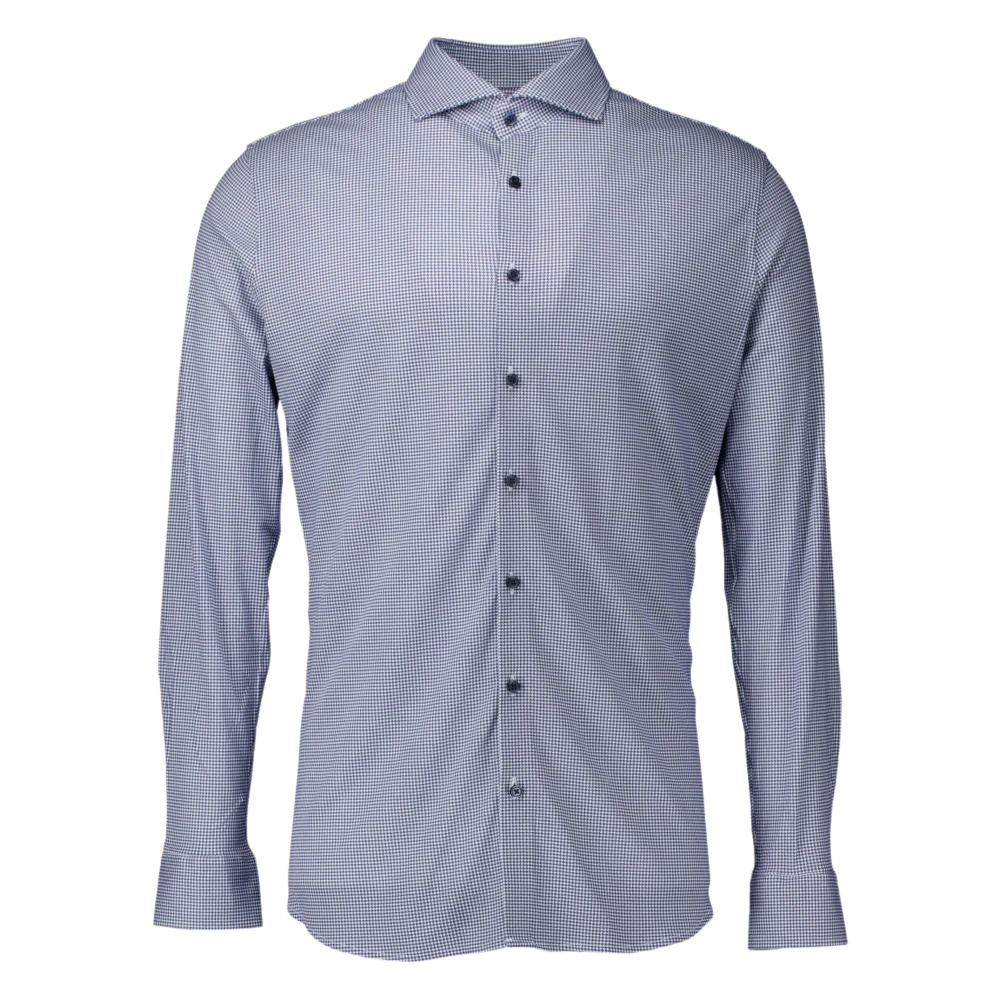 Desoto Lange Mouw Navy Shirt Blue Heren