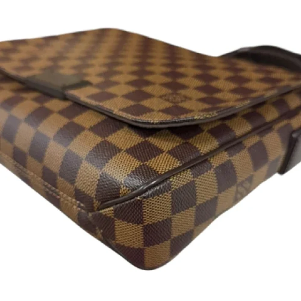Louis Vuitton Vintage Pre-owned Canvas shoulder-bags Brown Heren