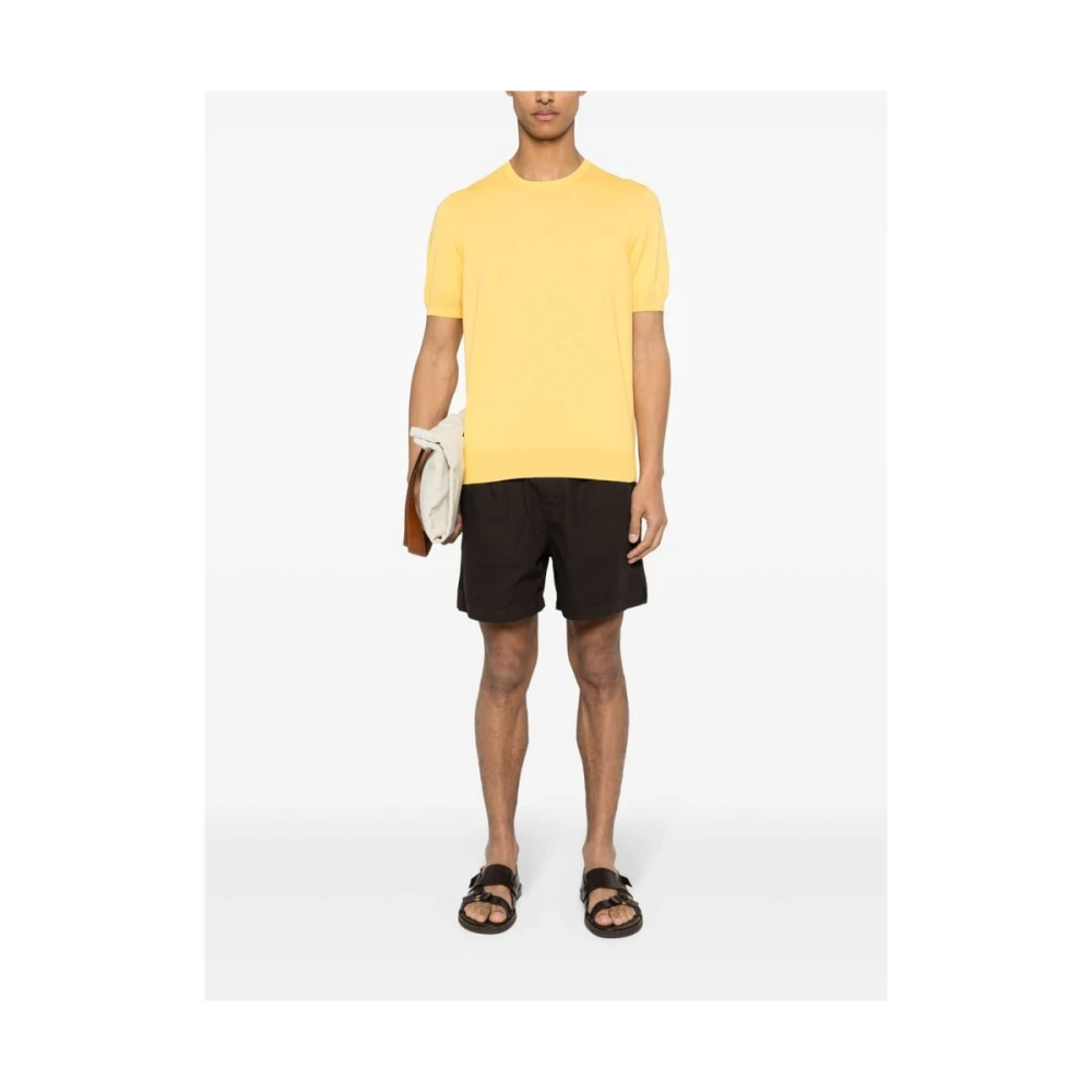 La Fileria T-Shirts Yellow Heren