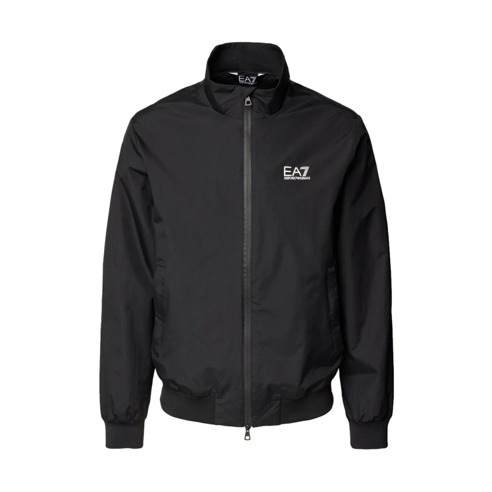 Emporio Armani Ea7 Men's Black Nylon Zip Jacket - Bomber Jackets - M - Jackets