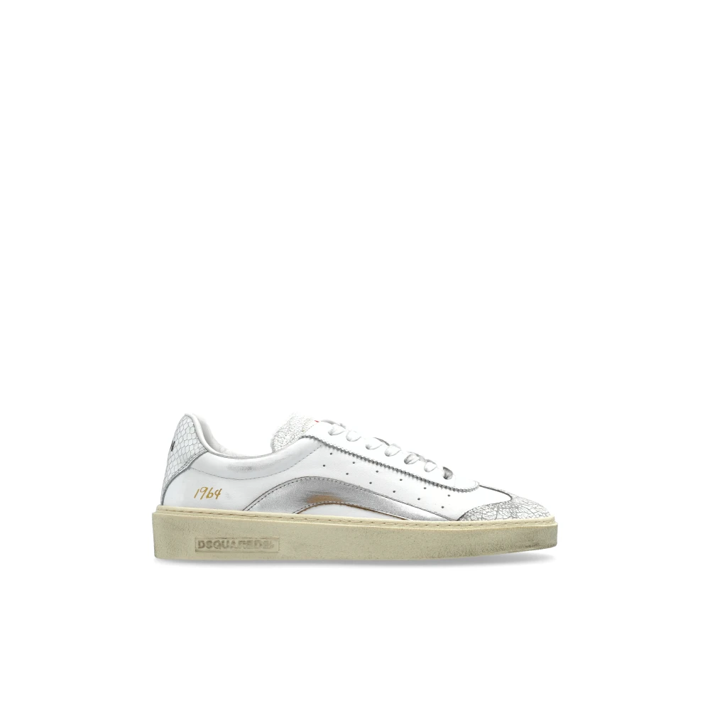 Dsquared2 Women's White Sports Shoes Rider Size 6 Uk