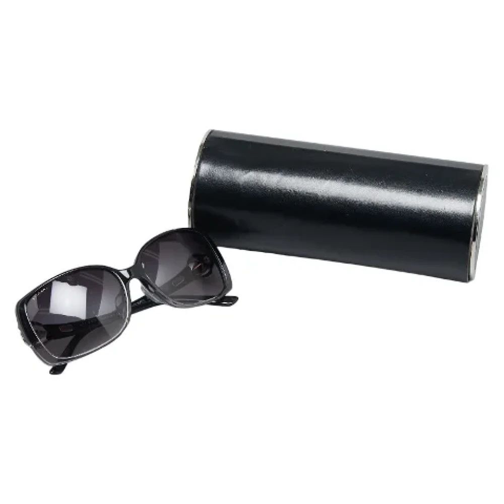 Bvlgari Vintage Pre-owned Plastic sunglasses Black Dames