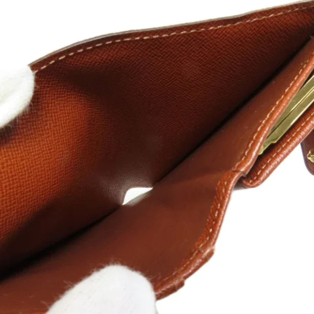 Louis Vuitton Vintage Pre-owned Canvas wallets Brown Dames