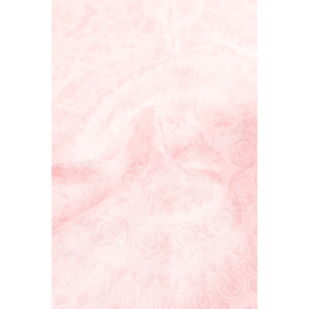 Versace Zijden sjaal Pink Unisex