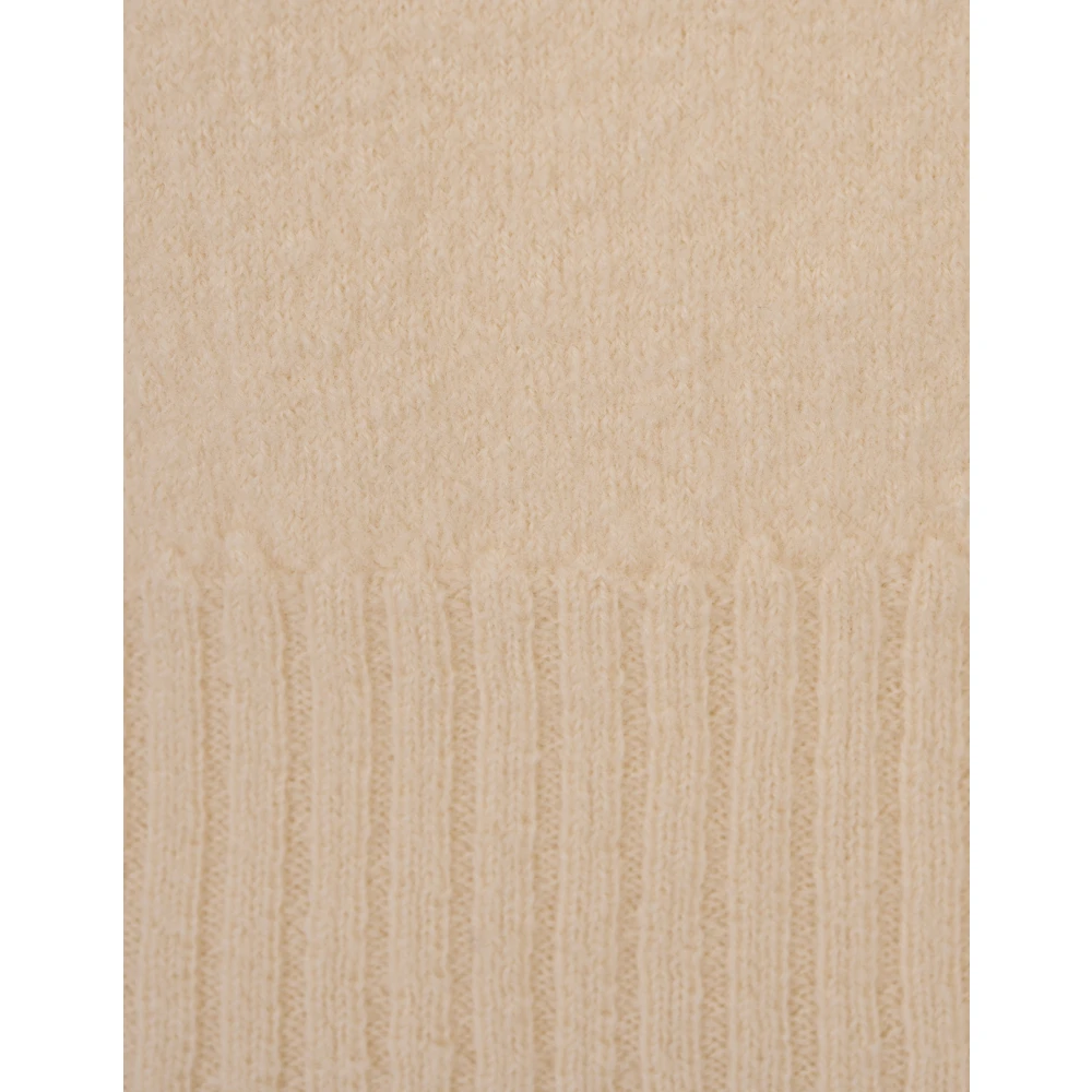 Jil Sander Witte Merinowol Ronde Hals Trui White Dames