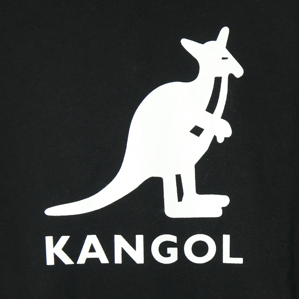Kangol Zwarte hoodie met lange mouwen Black Heren