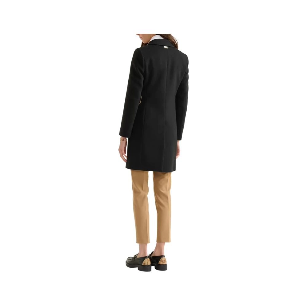 Alviero Martini 1a Classe Zwarte Slim Fit Jas Elegant Ontwerp Black Dames