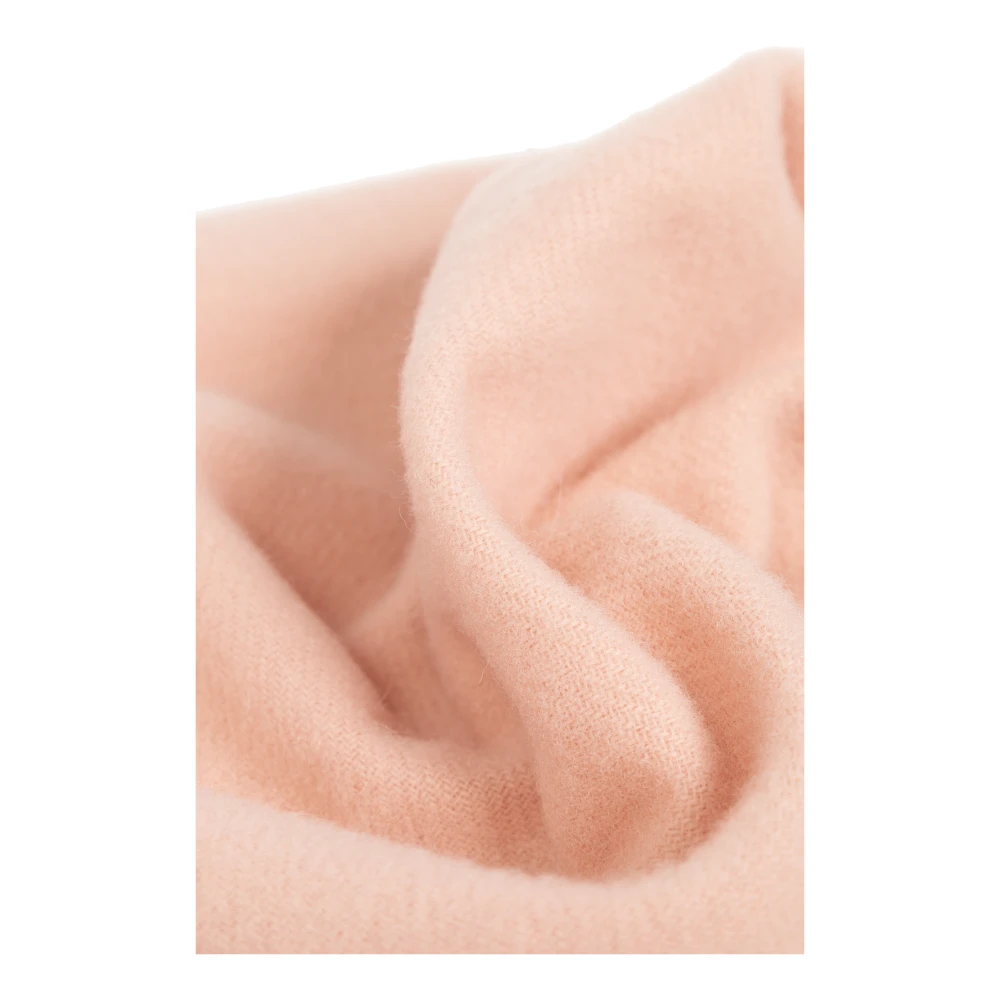 Moncler Sjaal met franjes Pink Dames