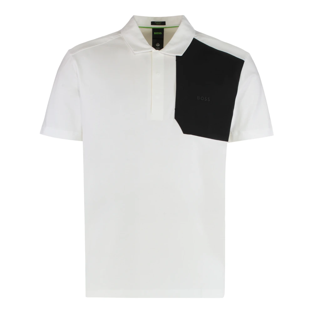 Hugo Men's White Polo Shirts, 2XL, Cotton Polo