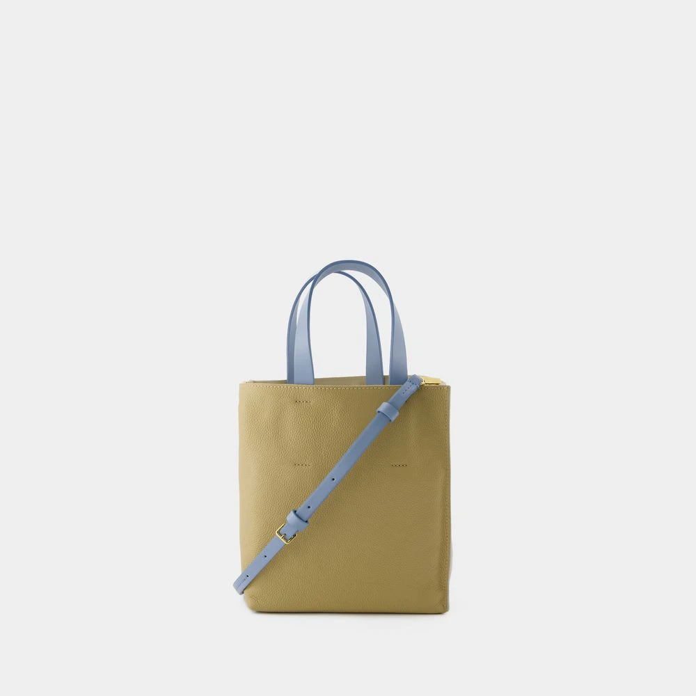 Marni Blauwe Soft Mini Shopper Tas Multicolor Dames