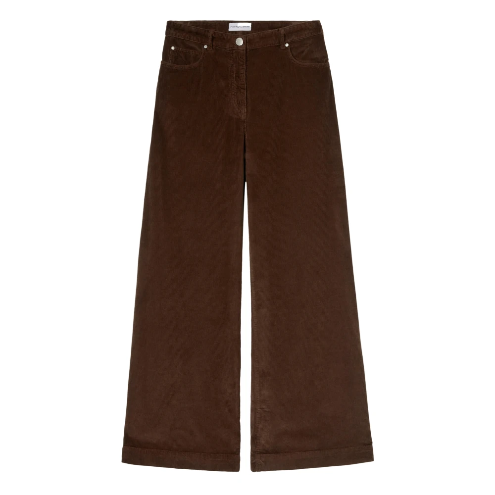 Pinko Velvet Bruine Jeans Klassieke Pasvorm Brown Dames