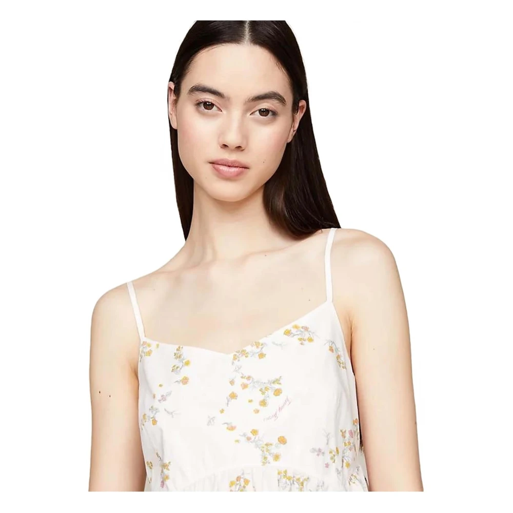 Tommy Jeans Jurk White Dames