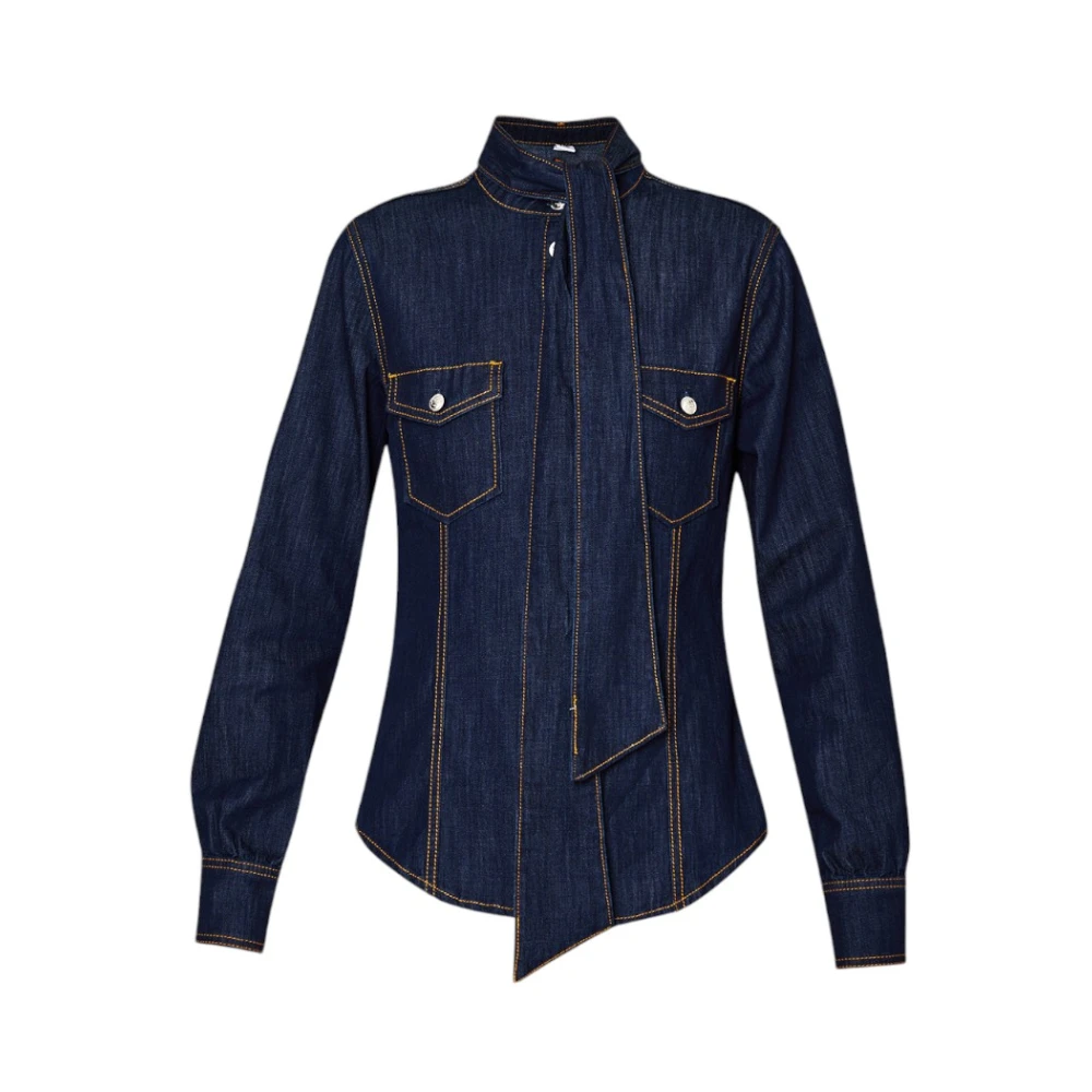 Liu Jo Women's Blue Stylish Shirt For - Shirts - Xl - Blouses & Shirts