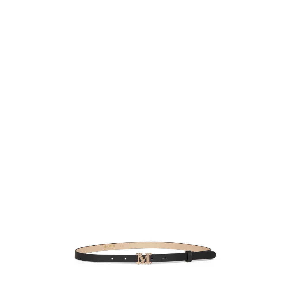 Max Mara , Belts, Unisex, Black, S, Mgraziata 15 Belt