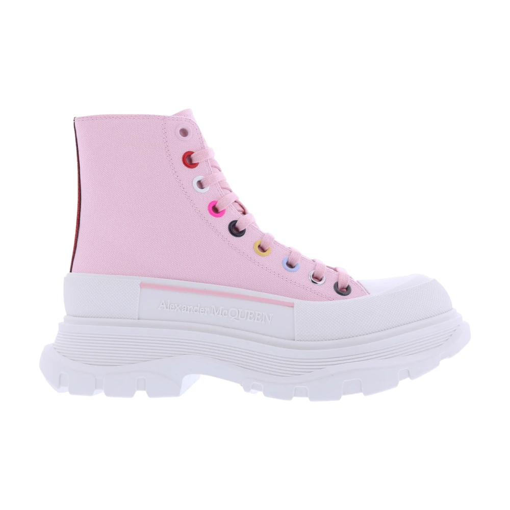 Alexander McQueen Slick Multi Tread Sneakers Dames Schoenen Roze