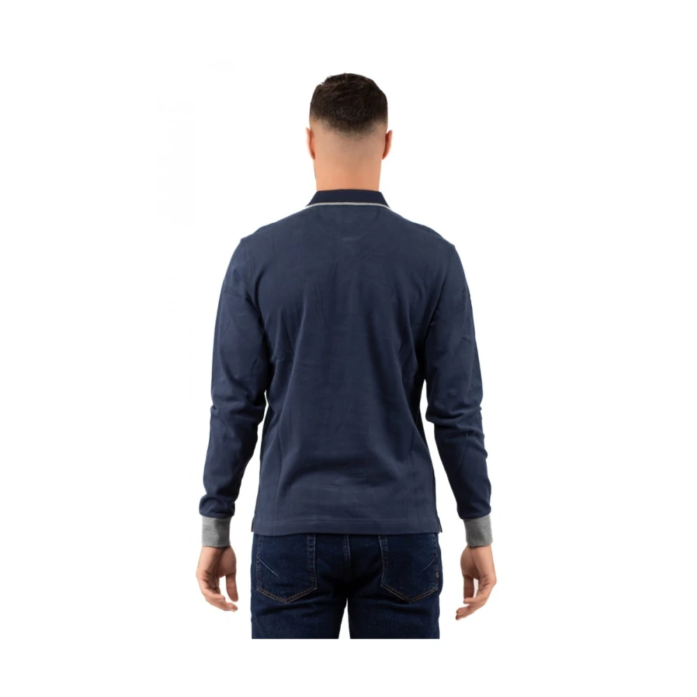 LA MARTINA Heren Polo Klassieke Stijl Blue Heren