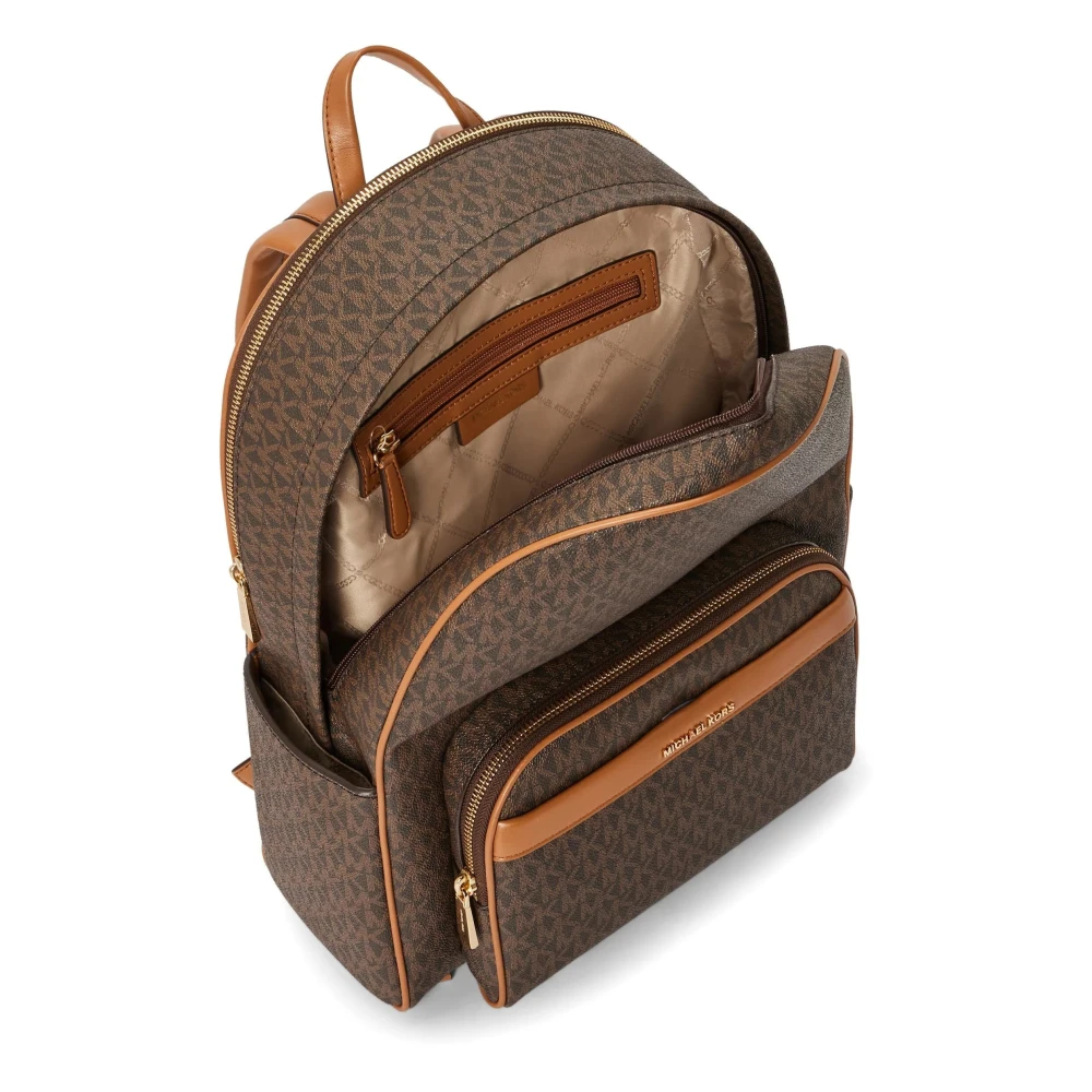 Michael Kors Bex Large Logo Rugzak Brown Dames