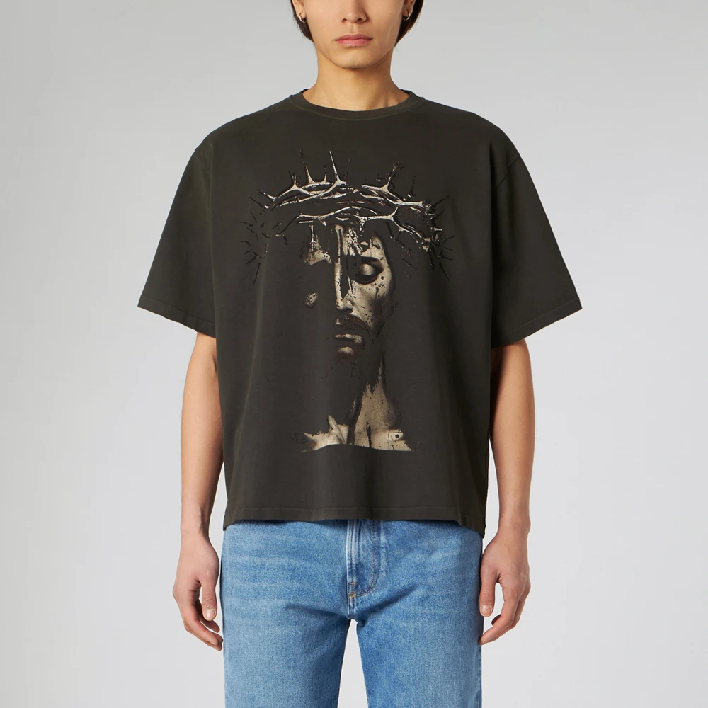1989 Studio Korte mouwen ronde hals T-shirt Black Heren