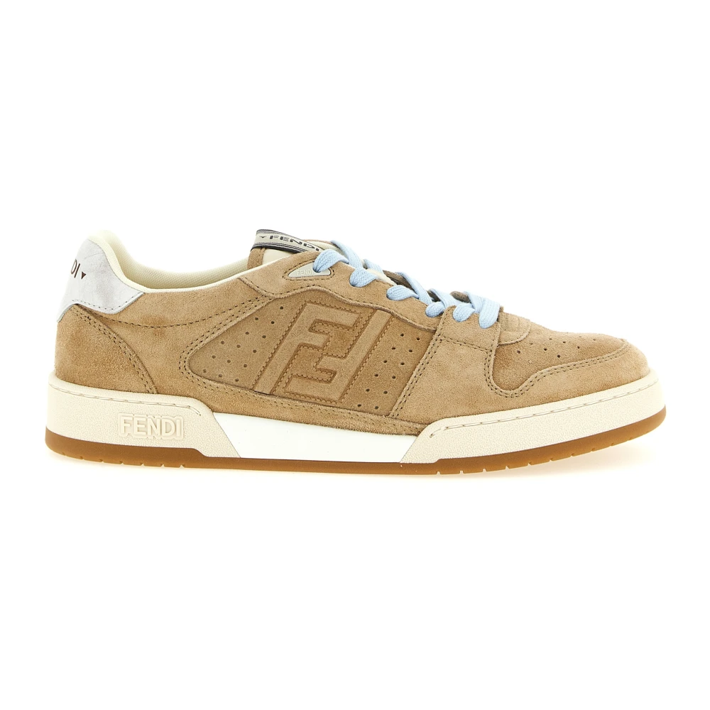 Fendi , Sneakers, Male, Beige, 10 Uk, Trainers