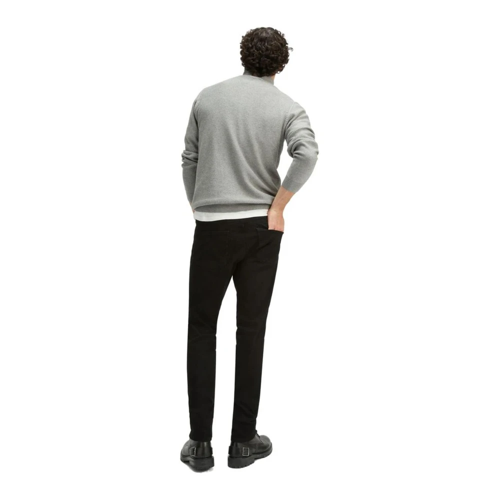 GAS Slim Fit Katoen Stretch Jeans Collectie Black Heren