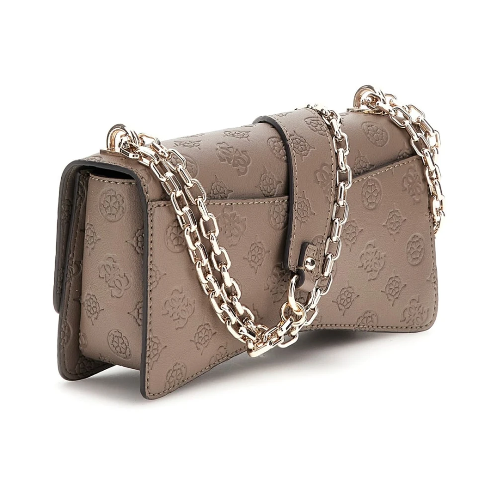 Guess Schoudertas Gerty Girlfriend Sat Dark Brown Dames