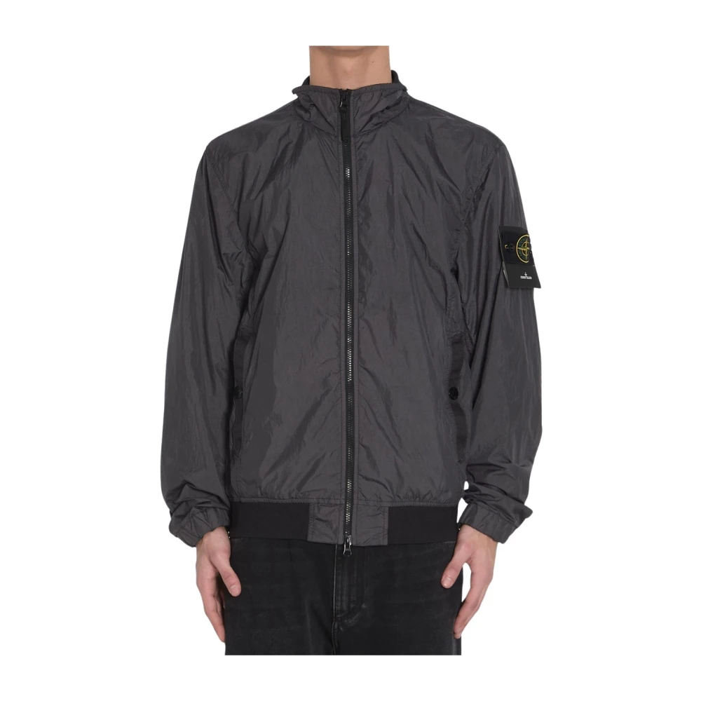 Stone Island Grijze Jassen voor Stijlvolle Outfits Gray Heren