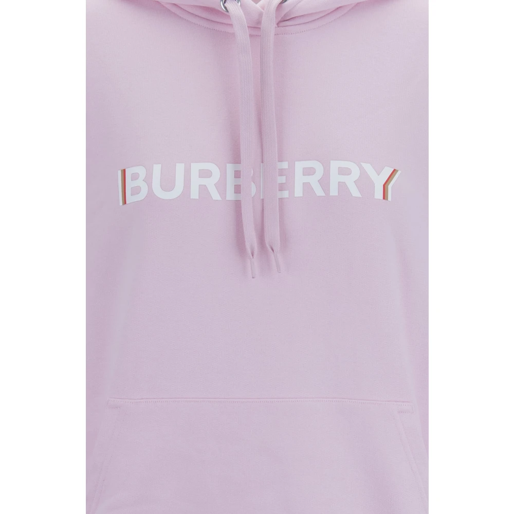 Burberry Hoodie met verstelbaar trekkoord Pink Dames