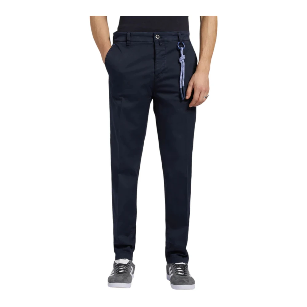 GAS Chino Broek Blue Heren