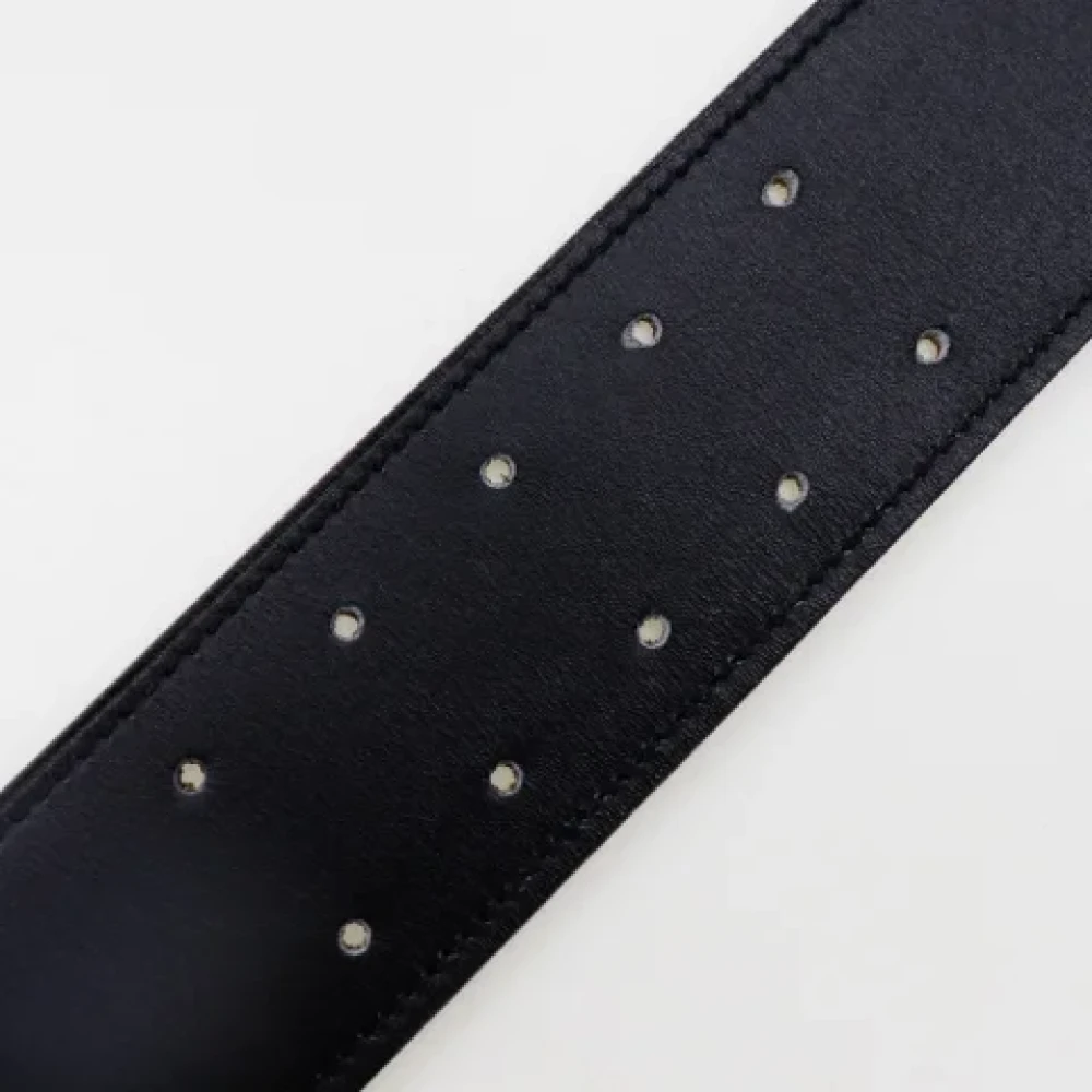 Hermès Vintage Pre-owned Leather belts Black Dames