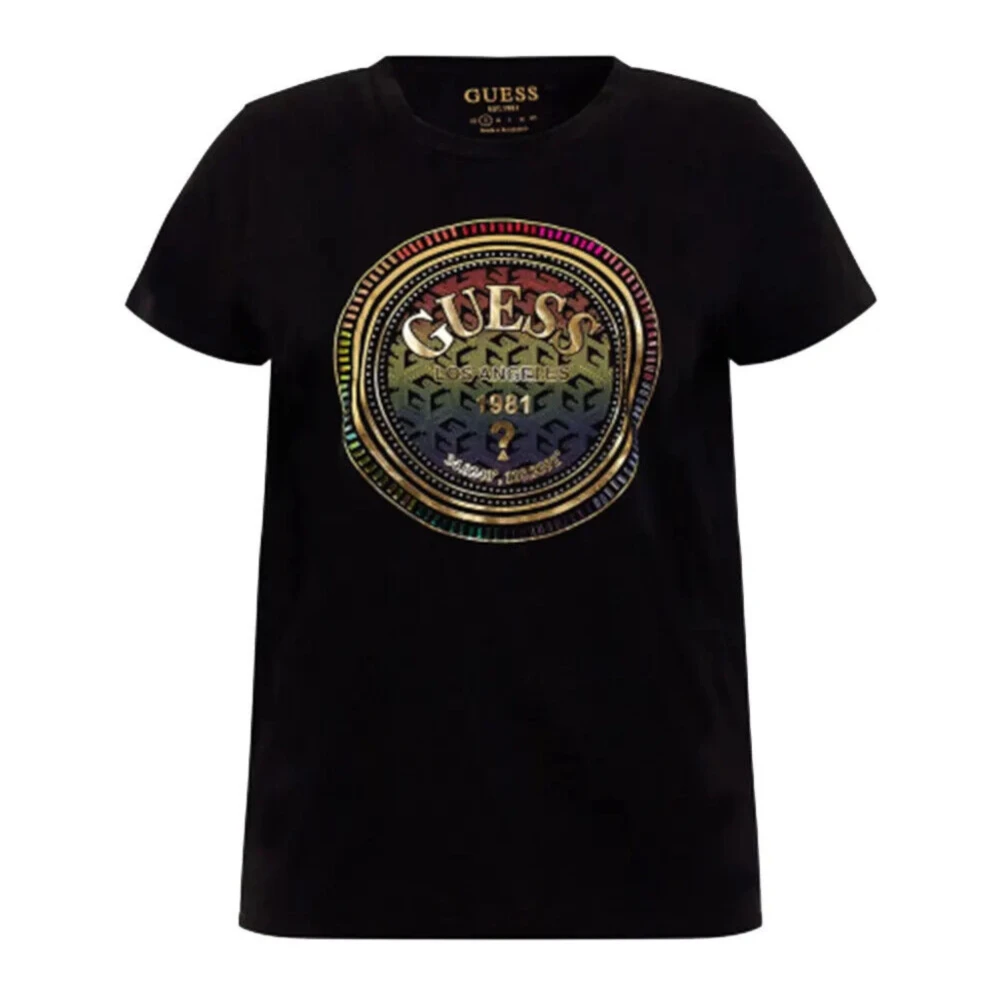 Guess - Tops > T-Shirts - Black - Guess - Modalova