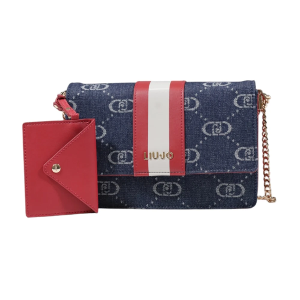Liu Jo Middelgrote tassen collectie polyester mix Blue Dames