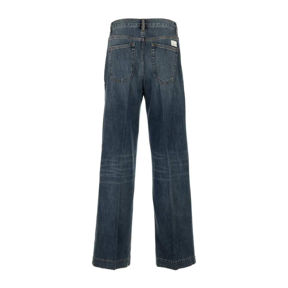 Nine In The Morning Denim Palazzo Jeans Blue Dames