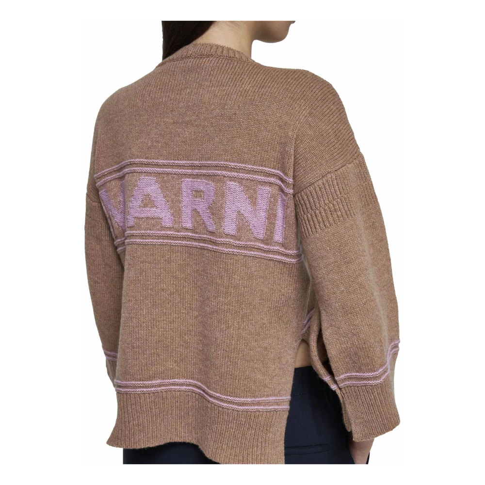 Marni Stijlvolle Sweaters Collectie Beige Dames