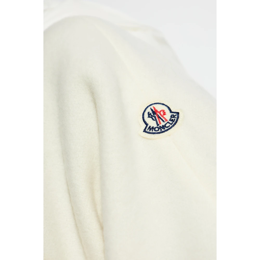 Moncler Wollen Poncho Beige Dames