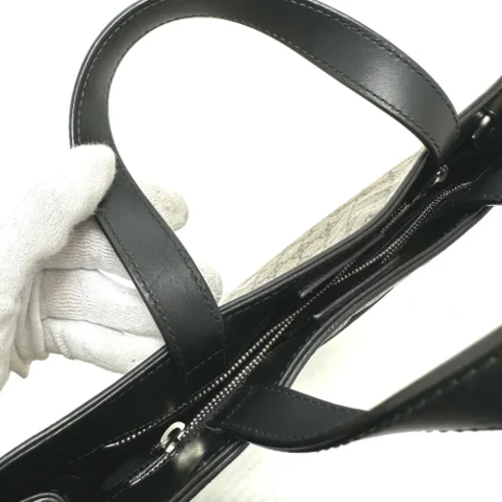 Gucci Vintage Pre-owned Canvas gucci-bags Beige Dames