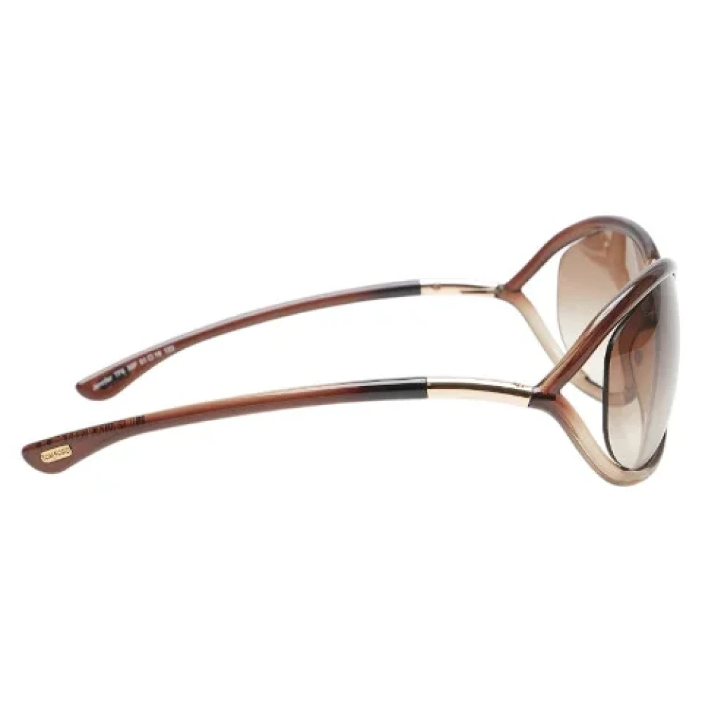 Tom Ford Pre-owned Plastic sunglasses Brown Dames