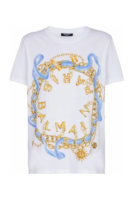 T-shirt med Paris Chain print