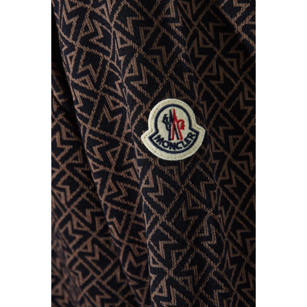 Moncler Hoodie Brown Heren