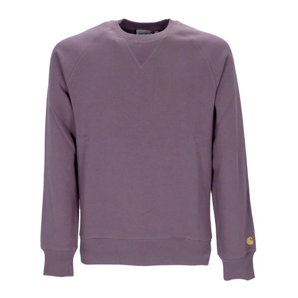 Carhartt WIP Misty Thistle Gold Crewneck Sweatshirt Purple Heren