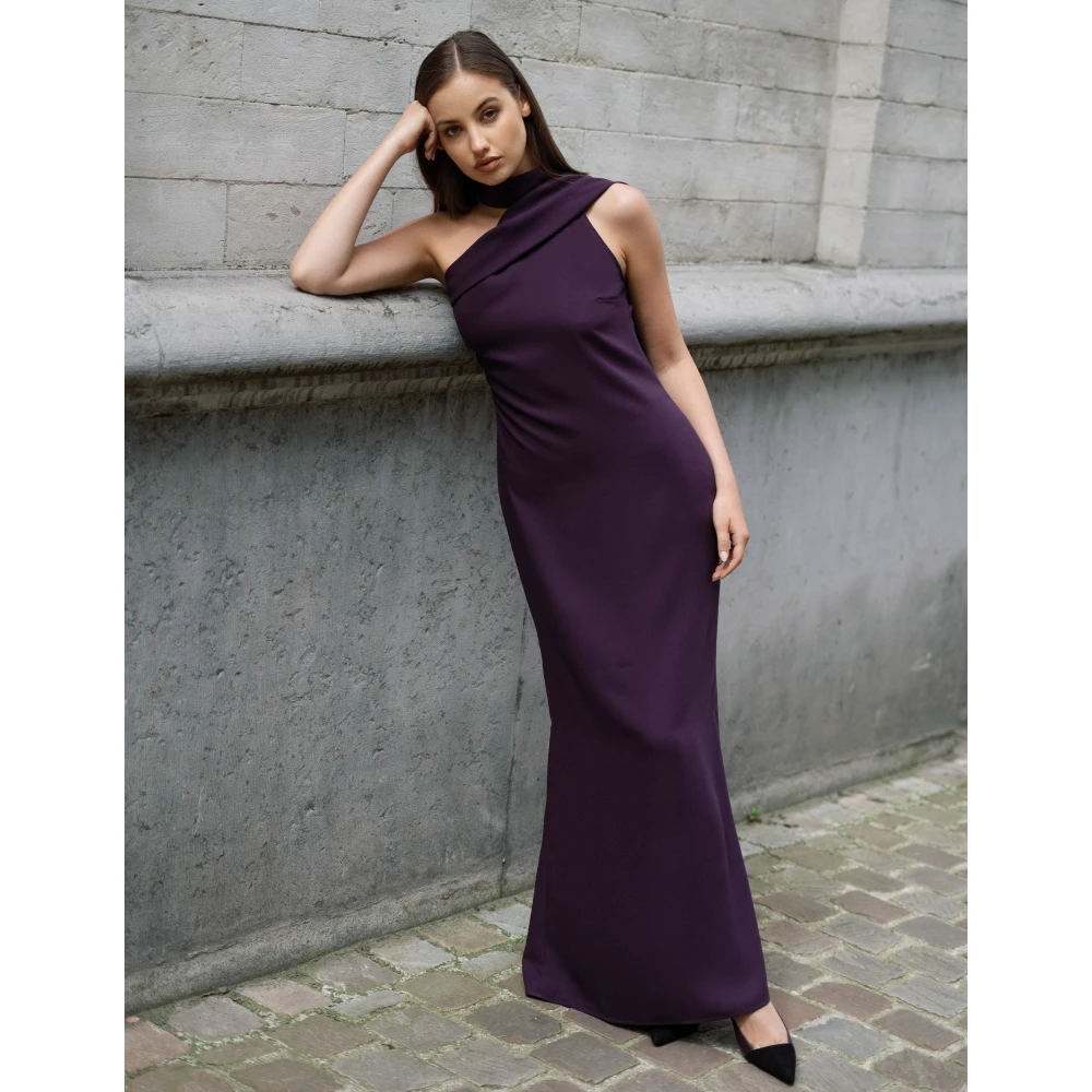 March23 Ademloze Gala-jurk Purple Dames