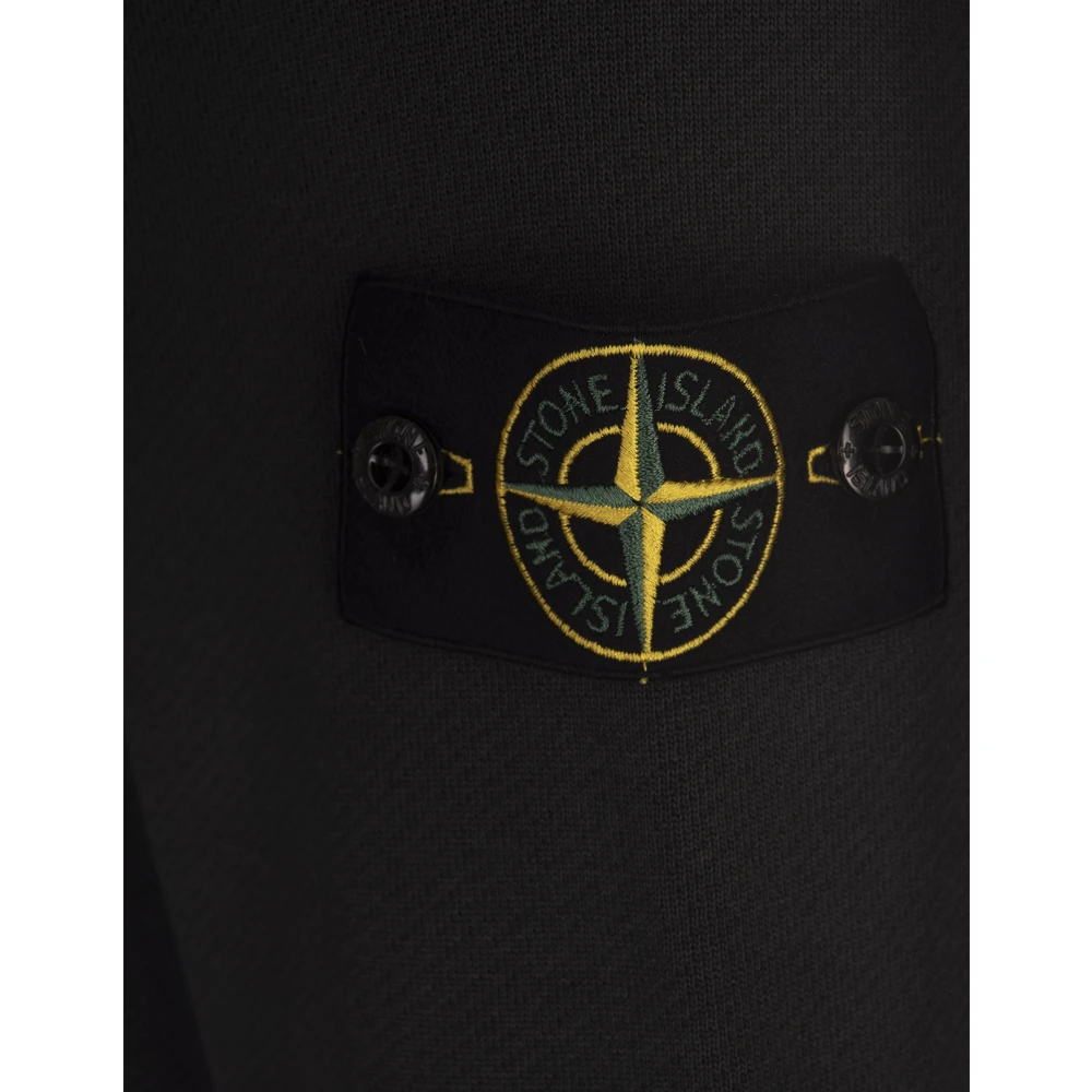 Stone Island Grijze Crew-neck Sweatshirt Diagonale Structuur Gray Heren