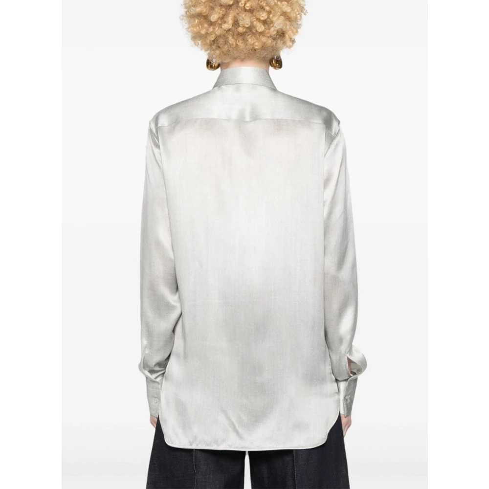 Ermanno Scervino Casual Katoenen Overhemd voor Mannen Gray Dames