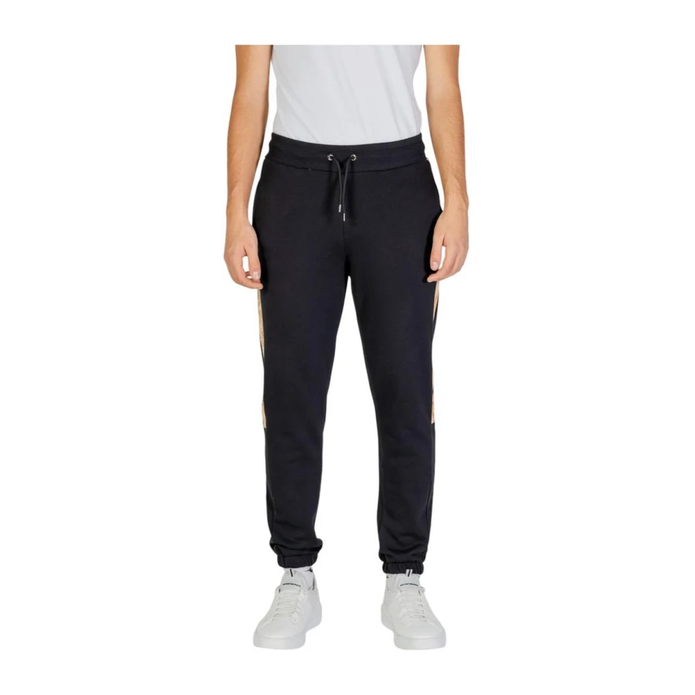 Alviero Martini 1a Classe Zwarte Katoenen Herenbroekencollectie Black Heren