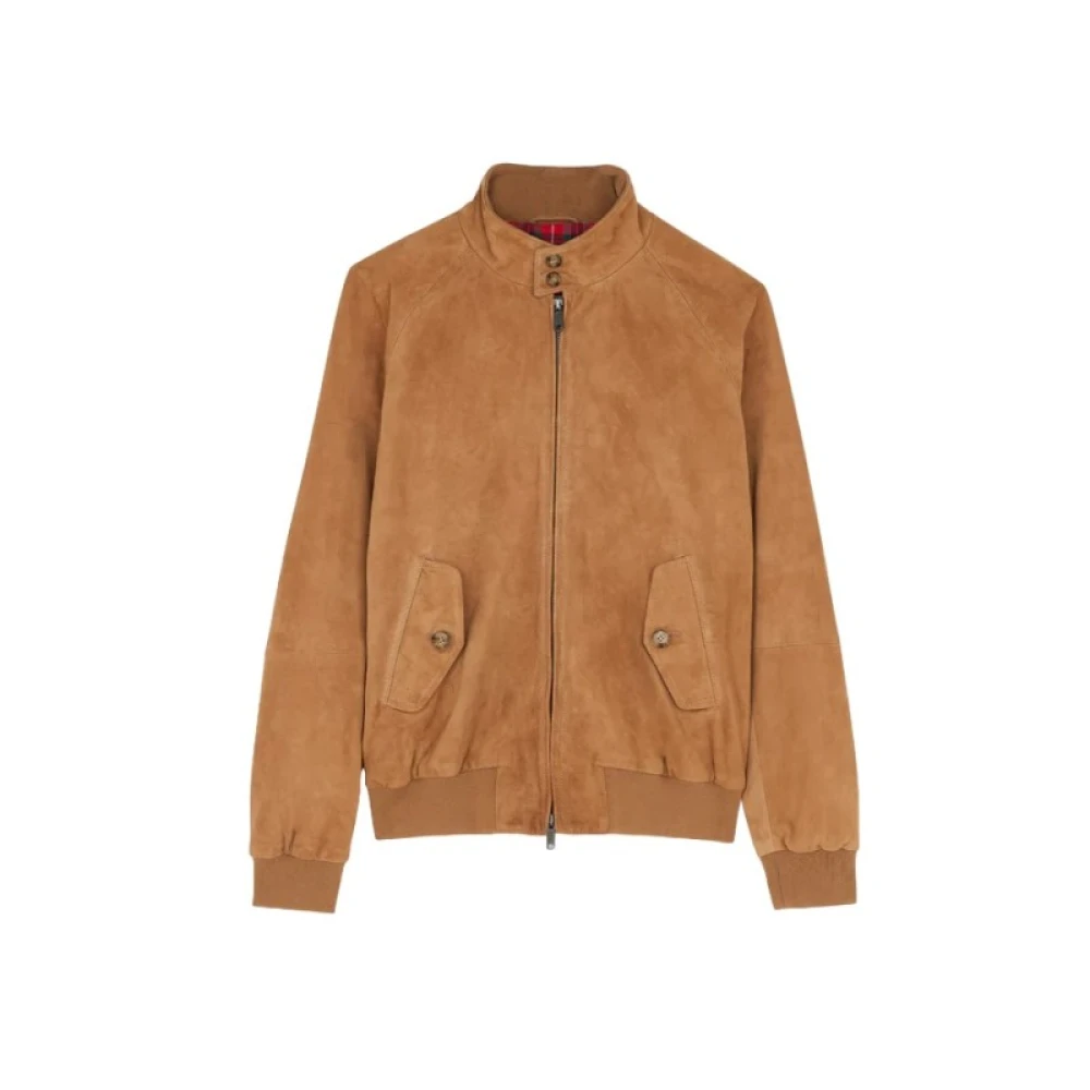 Baracuta Suede Tobacco Jas Brown Heren