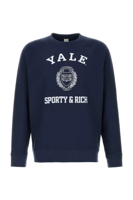 Sweatshirt med grafiskt tryck