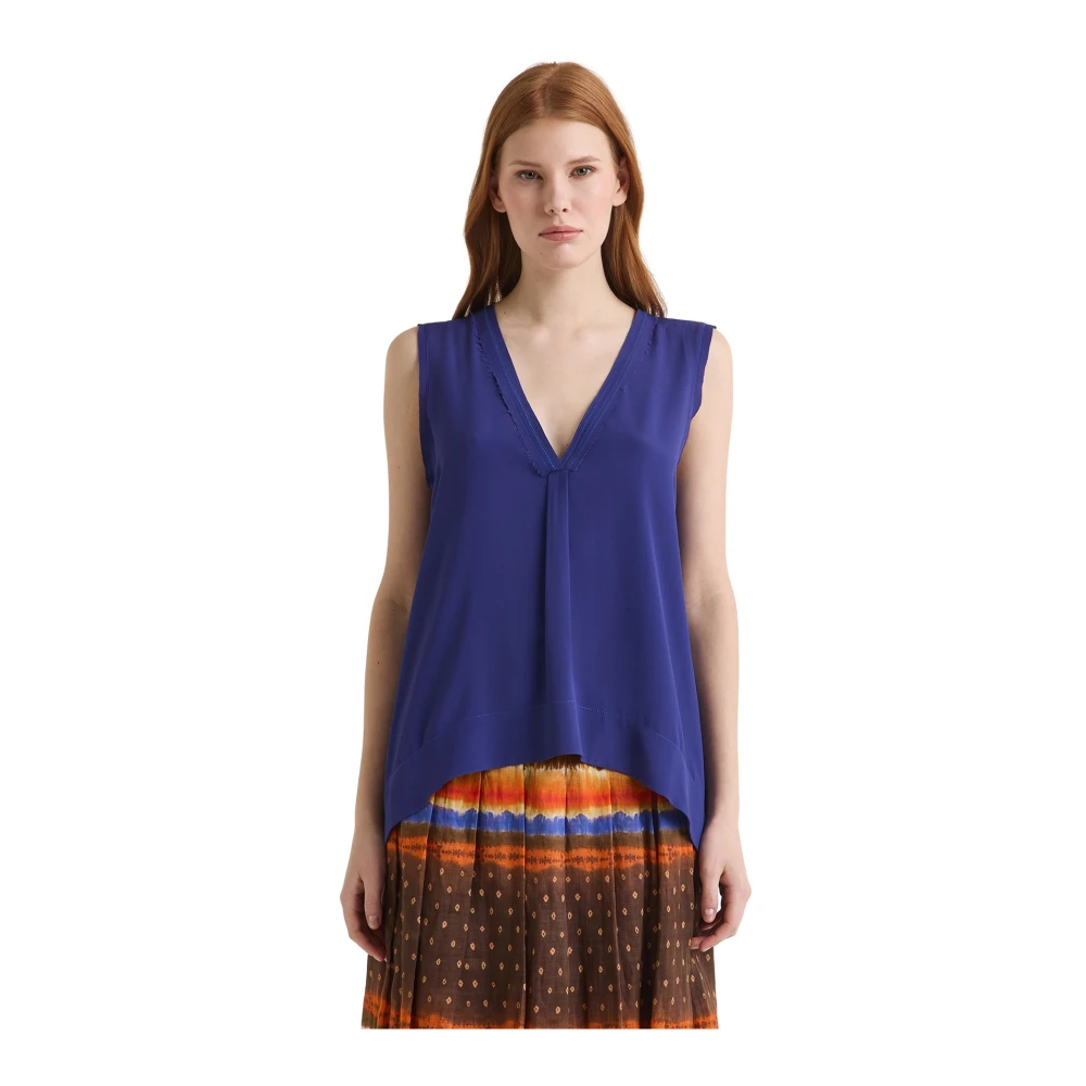 Tops > Sleeveless Tops - - Maliparmi - Modalova
