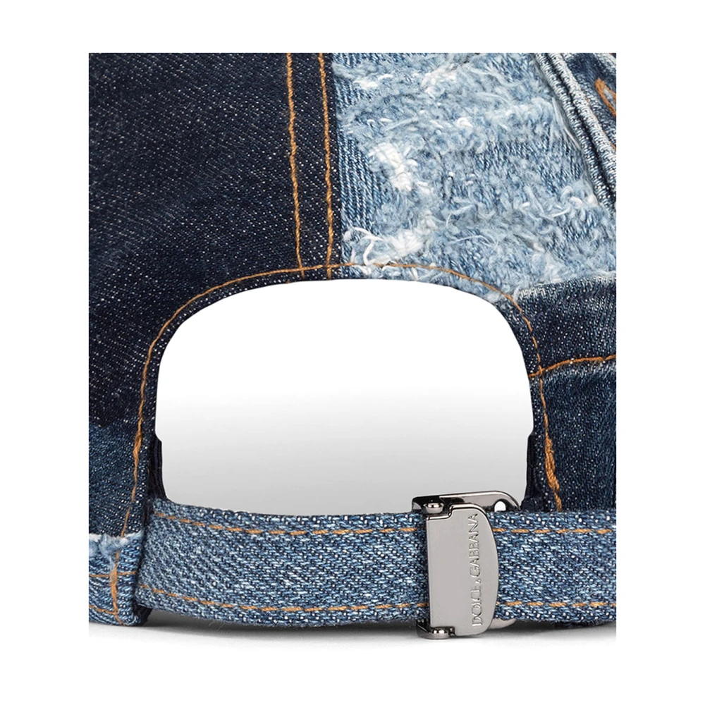Dolce & Gabbana Stijlvolle Cap Gh590Agf569S9001 Blue Heren